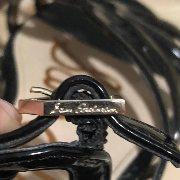 Sam Edelman Strappy Black Patent Daphnie Sandal, 6 - Picture 5 of 8